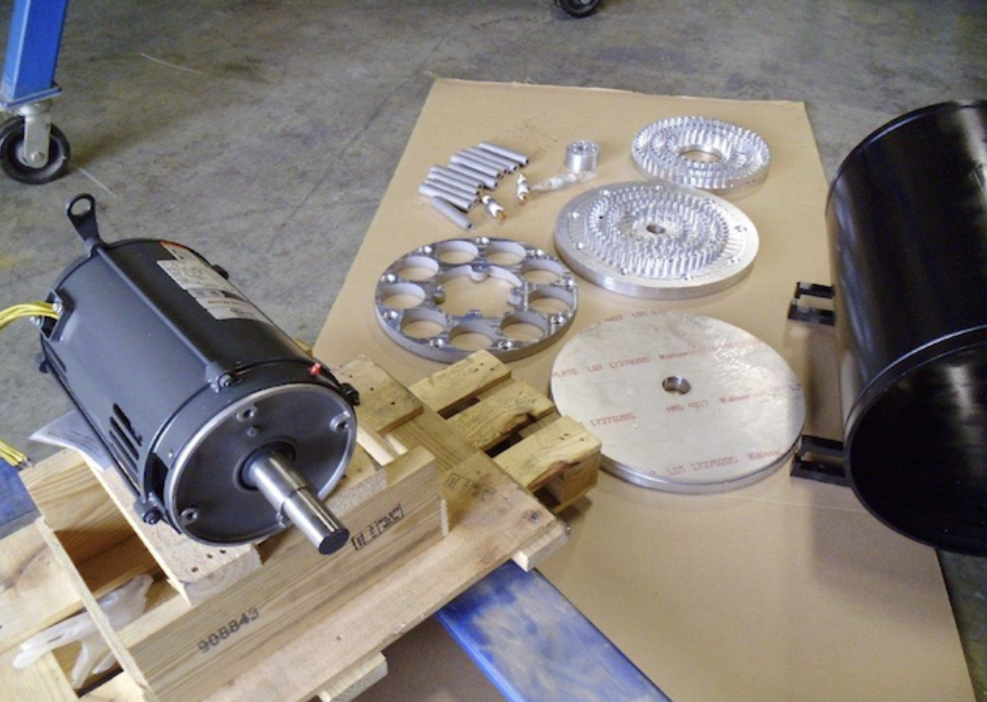 ROT12 Radial Outflow Turbine Stator and Rotor