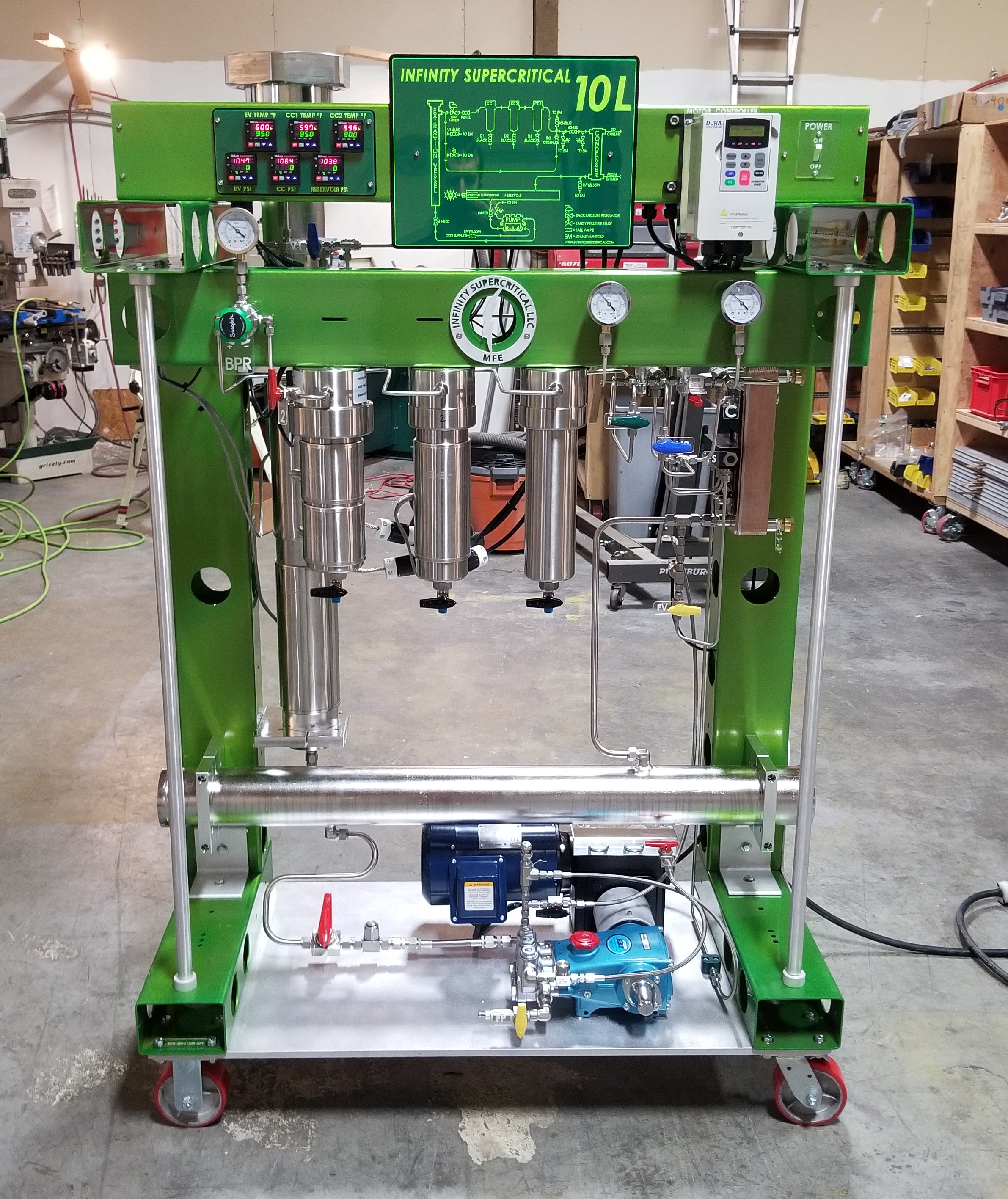 infinity supercritical amazing co2 botanical extractor