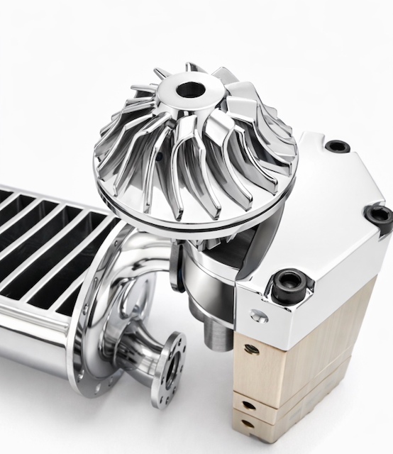 Quantum Super Turbine Cutaway Showing Some of the Components