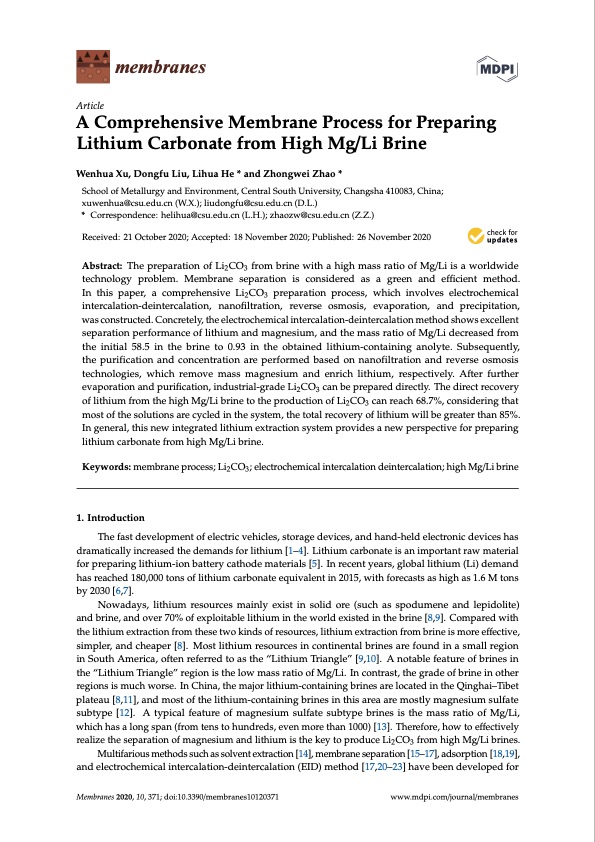 membrane-process-preparing-lithium-carbonate-001